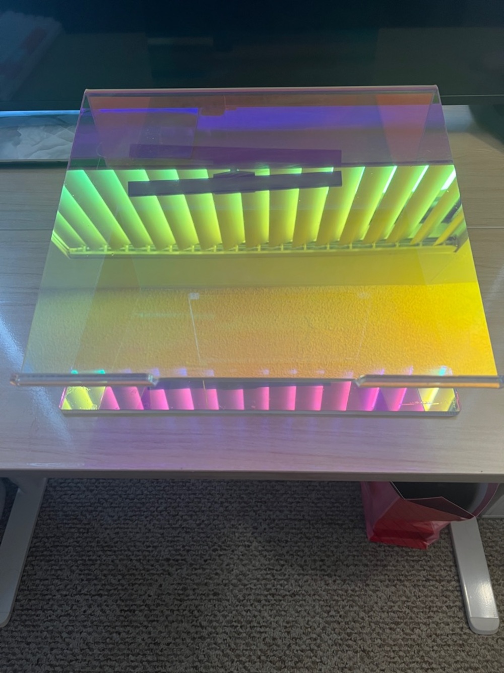 Iridescent Acrylic Tablet/Laptop/Accessory Stand - Gradient